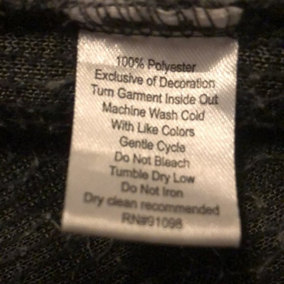 👛 (ANY 2/$30) BOXER CRAFT Always More Grey/Black 3/4 Zip Opt.High Neck Pull-On - Picture 10 of 12